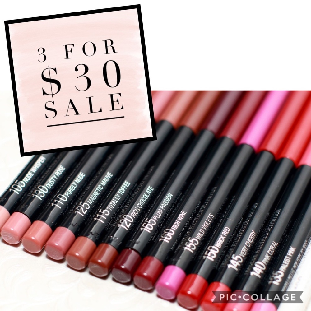 3-pc CHOICE Maybelline ColorSensational Lip Liner